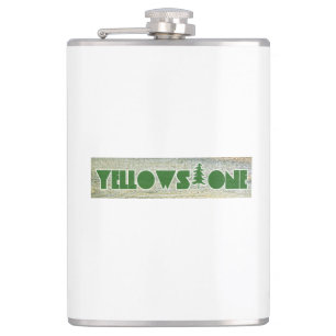 Yellowstone National Park Hip Flask