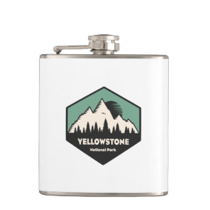 Yellowstone National Park Hip Flask