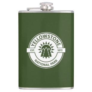 Yellowstone National Park Hip Flask