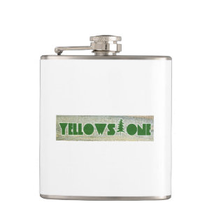 Yellowstone National Park Hip Flask