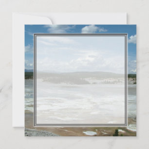 Yellowstone National Park hot land, geyser