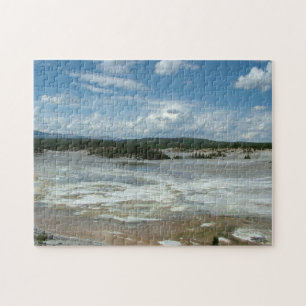 Yellowstone National Park hot land, geyser Jigsaw Puzzle