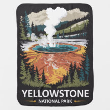 Yellowstone National Park Hot Spring