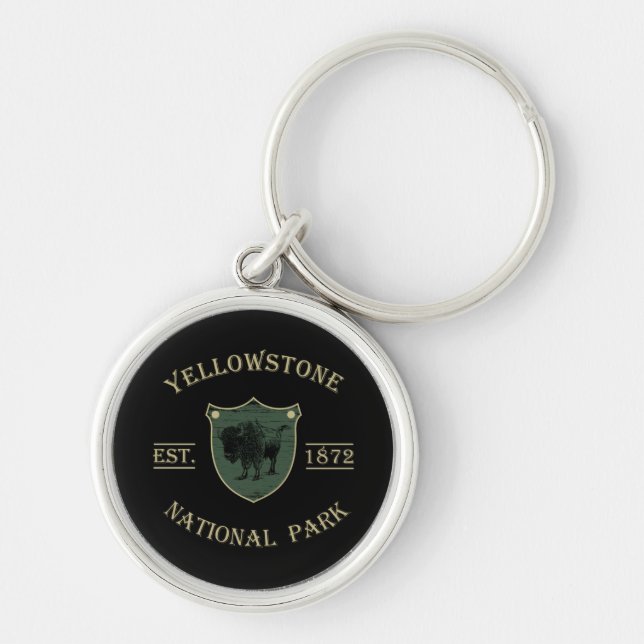 Yellowstone national park key ring (Front)