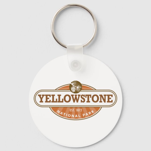 Yellowstone National Park Key Ring (Front)