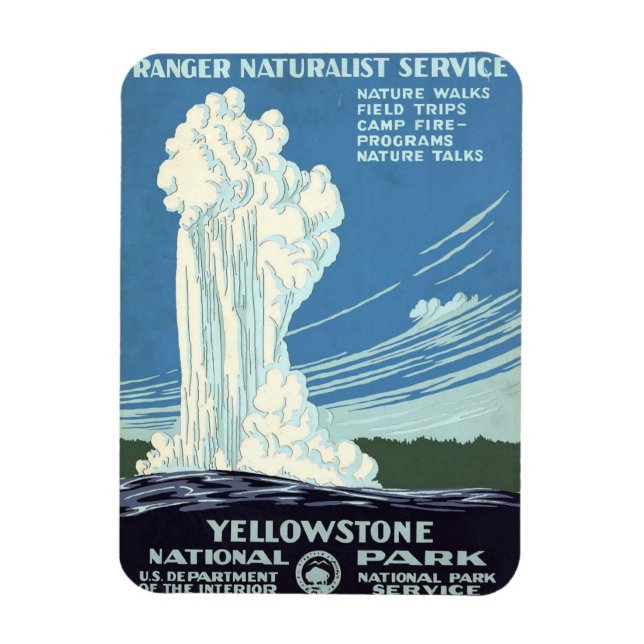Yellowstone National Park Magnet (Vertical)
