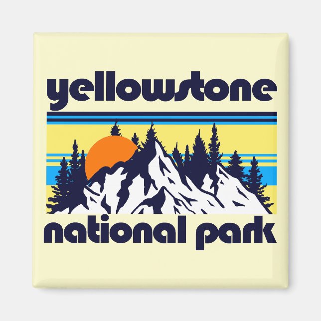 Yellowstone National Park Magnet (Front)