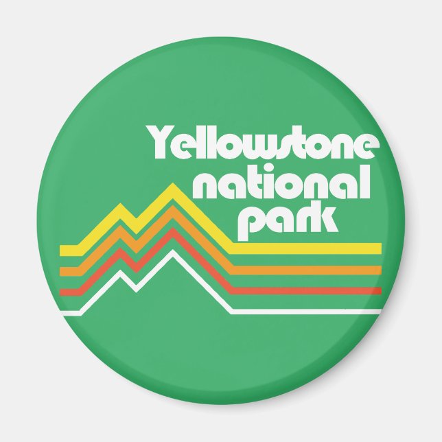 Yellowstone National Park Magnet (Front)