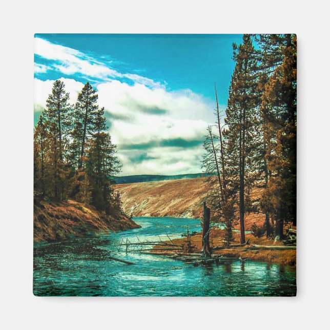 Yellowstone National Park Magnit Magnet (Front)