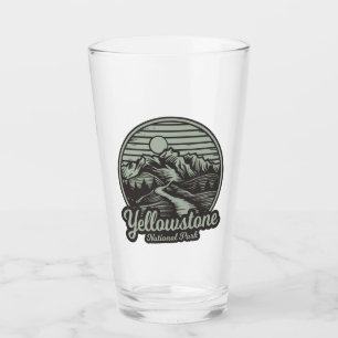 Yellowstone National Park Mountain Trail Glass
