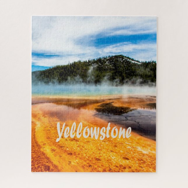 Yellowstone National Park Mountains Nature Animals Jigsaw Puzzle (Vertical)