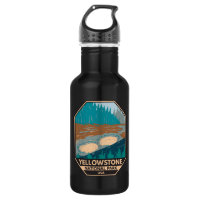 Yellowstone National Park Mud Volcano Vintage 