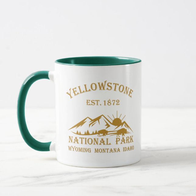 Yellowstone national park mug (Left)