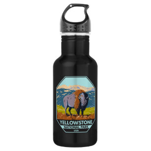 Yellowstone National Park North American Bison 532 Ml Water Bottle