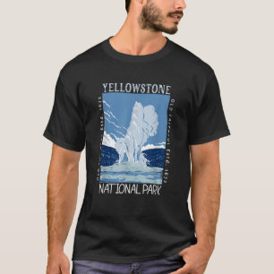 Yellowstone National Park Old Faithful Distressed T-Shirt