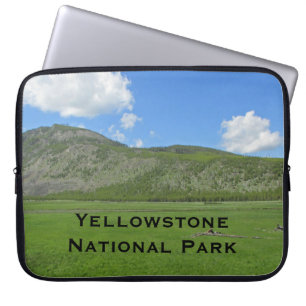 Yellowstone National Park Photo Wyoming Landscape Laptop Sleeve