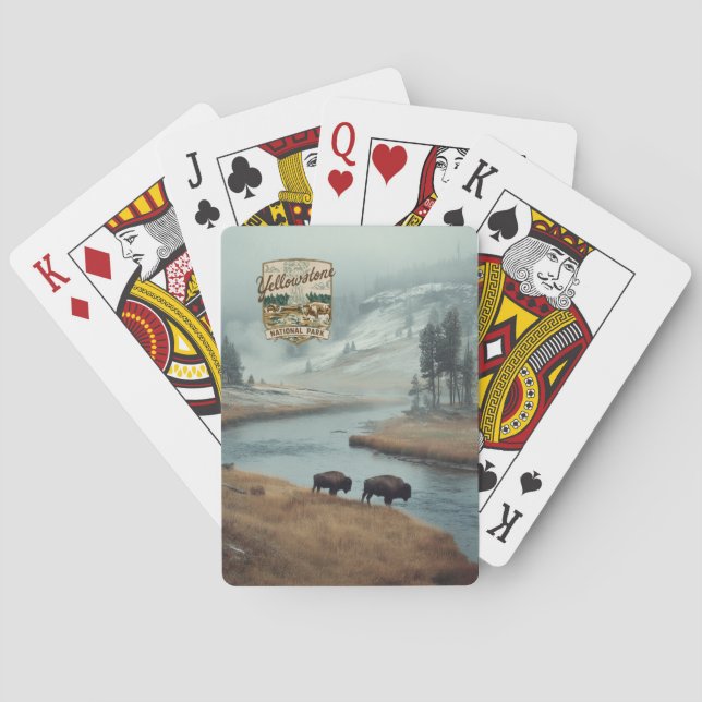 Yellowstone National Park Playing Cards (Back)
