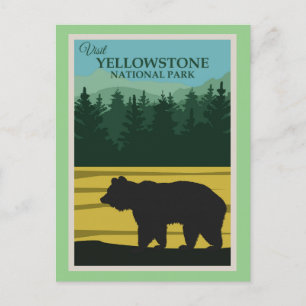 Yellowstone National Park Postcard