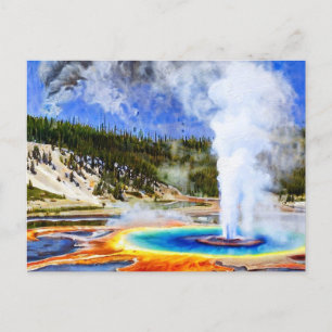 Yellowstone National Park Postcard