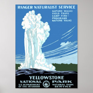 Yellowstone National Park Poster