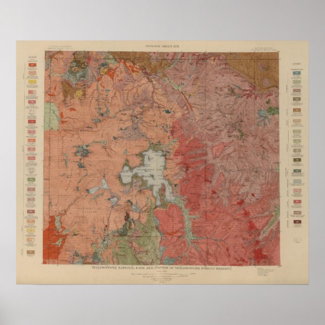 Yellowstone National Park Poster (Front)