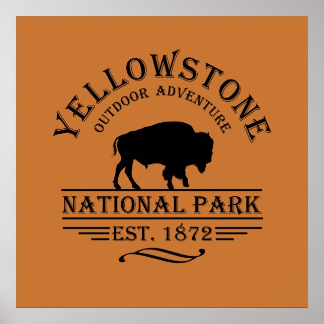 yellowstone national park poster (Front)