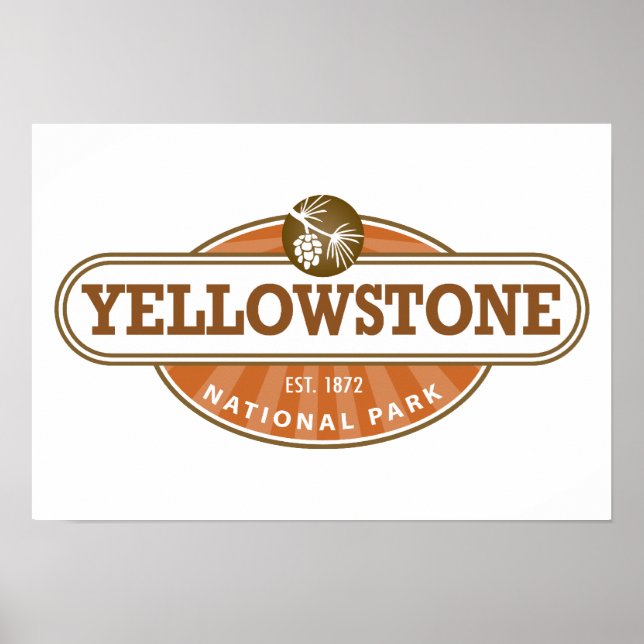 Yellowstone National Park Poster (Front)