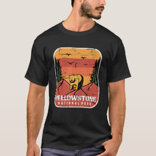 Yellowstone National Park Souvenir Grizzly Bear Wy T-Shirt