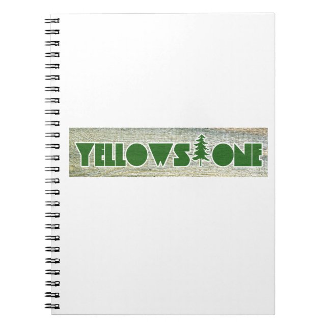Yellowstone National Park Spiral Notebook (Front)