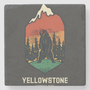 Yellowstone National Park Stone Coaster
