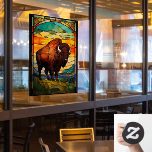 Yellowstone National Park Sunrise Bison Art 