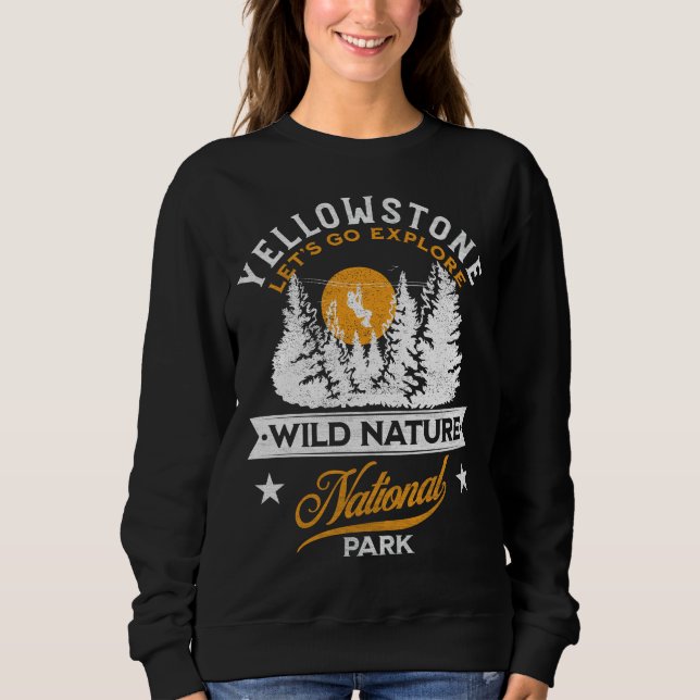Yellowstone National Park Sweatshirt (Front)