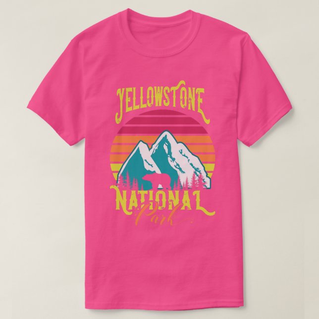 Yellowstone National Park T-Shirt (Design Front)
