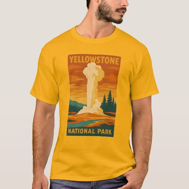 Yellowstone National Park T-Shirt (Front)