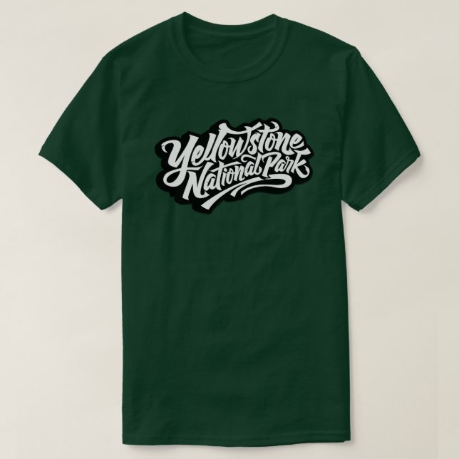 Yellowstone National Park T-Shirt (Design Front)