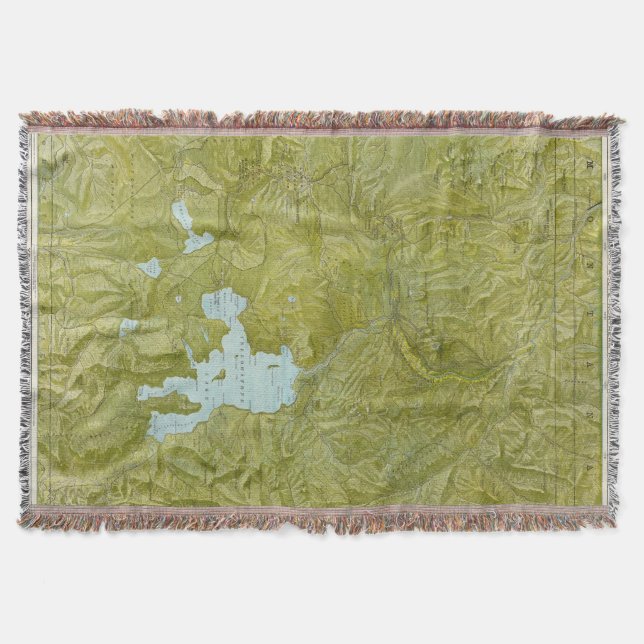 Yellowstone National Park Throw Blanket (Front)