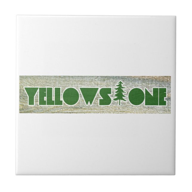 Yellowstone National Park Tile (Front)