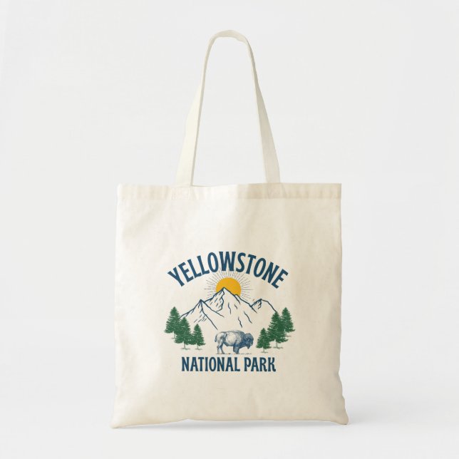 YELLOWSTONE NATIONAL PARK TOTE BAG (Front)