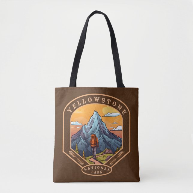 Yellowstone National Park Tote Bag (Front)