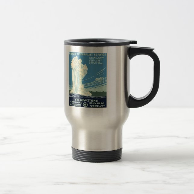 Yellowstone National Park Travel Mug (Right)