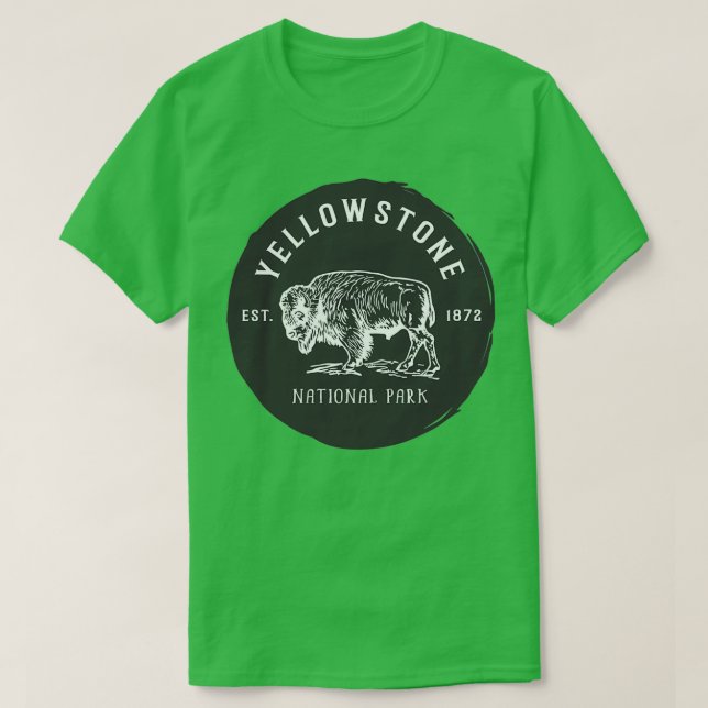 Yellowstone National Park Triblend T-Shirt (Design Front)