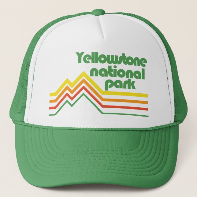 Yellowstone National Park Trucker Hat (Front)