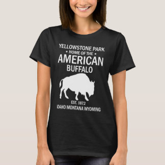 Yellowstone National Park US Bison Buffalo T-Shirt