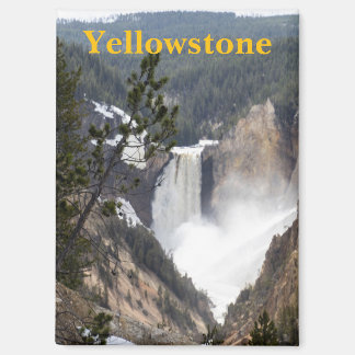 Yellowstone National Park Waterfall Magnet