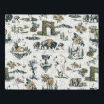 Yellowstone National Park Wildlife Pattern Jigsaw Puzzle<br><div class="desc">Design by The Whiskey Ginger.</div>