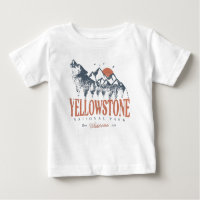Yellowstone National Park Wolf Mountains Vintage B