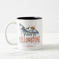 Yellowstone National Park Wolf Mountains Vintage