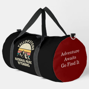 Yellowstone National Park Wonders Duffle Bag