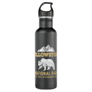 Yellowstone National Park Wyoming Grizzly Bear 710 Ml Water Bottle