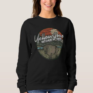 Yellowstone National Park Wyoming Montana Idaho Bi Sweatshirt